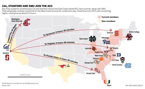 The four schools that don’t want Cal and Stanford in the ACC