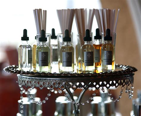 The fragrance bar. Create Your Own Fragrance Blending Bar. Visit us for a unique and one-of-a-kind experience creating your own fragrance at our blending bar with over 100 different perfume fragrance oils. Blend your new fragrance into a perfume, lotion, shower gel, scrub or even foaming hand soaps! There are so many more choices too! 