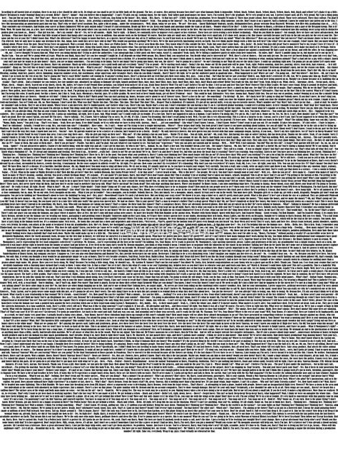The full bee movie script. The trend originates from a larger Bee Movie meme which involves posting the full-length script wherever possible across social media. Blobscan data shows that the script was uploaded at 2:08 pm ... 