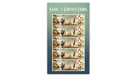 The fun of local fairs captured on four new U.S. forever stamps