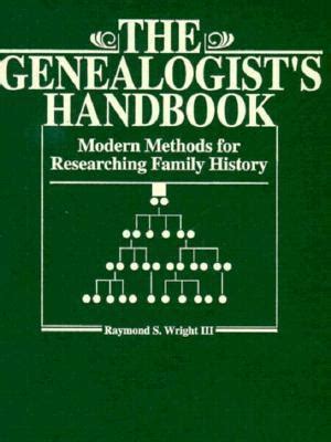 The genealogists handbook by raymond s wright. - Biker s handbook biker s handbook.