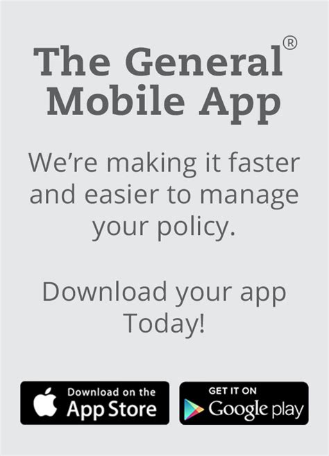 The general com my policy. Make Life Easier ®. With The General ® App. Download It Today! App Store. Google Play. 1-. For Agents For Lenders. 