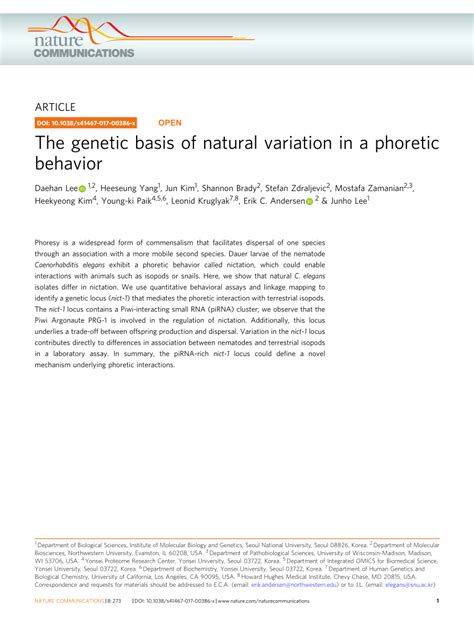 The genetic basis of natural variation in a phoretic behavior