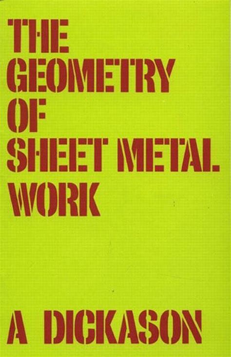 The geometry of sheet metal work (1987 edition) Open …