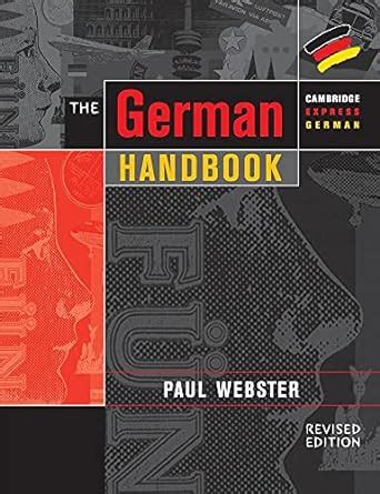 The german handbook your guide to speaking and writing german cambridge express german. - Kenwood r 1000 manuale di servizio.