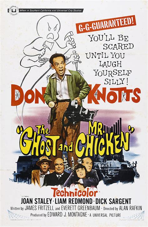 The ghost and mr chicken imdb. The Ghost and Mr. Chicken: Directed by Alan Rafkin. With Don Knotts, Joan Staley, Liam Redmond, Dick Sargent. A timid typesetter hasn't a ghost of a chance of becoming a reporter - until he decides to solve a murder mystery and ends up spending a fright-filled night in a haunted house. 