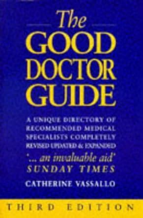 The good doctor guide a unique directory of recommended medical specialists. - The new influencers a marketers guide to the new social media.