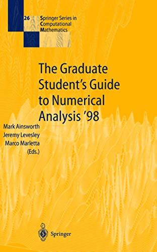 The graduate student guide to numerical analysis 98 lecture notes fro. - Monatskarten der oberflächentemperatur für die nordund ostsee und die angrenzenden gewässer.