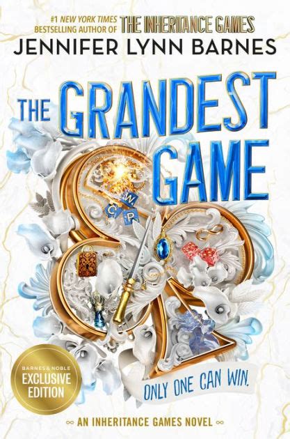 The grandest game summary. The Grandest Game. By Jennifer Lynn Barnes. It would probably be easier to win the Hawthorne fortune than to ignore the blockbuster success of Jennifer Lynn Barnes' Inheritance Games series, which has won over global audiences, having been translated into 31 languages. 