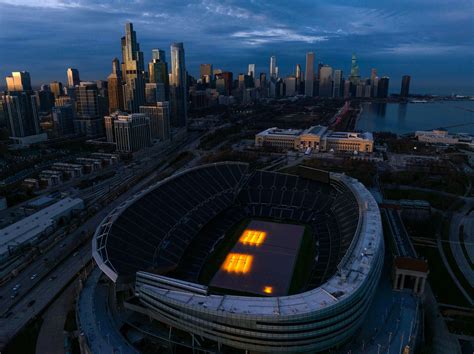 The grass is greener at Soldier Field — and that’s great for the Chicago Bears. Here’s how ultraviolet lights have helped.