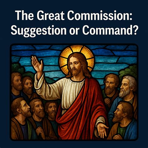 The great commission explained.  The Great Commission is worldly-known for Christian...