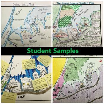 The great gatsby setting map assignment answer key.  Using the map template, stu...