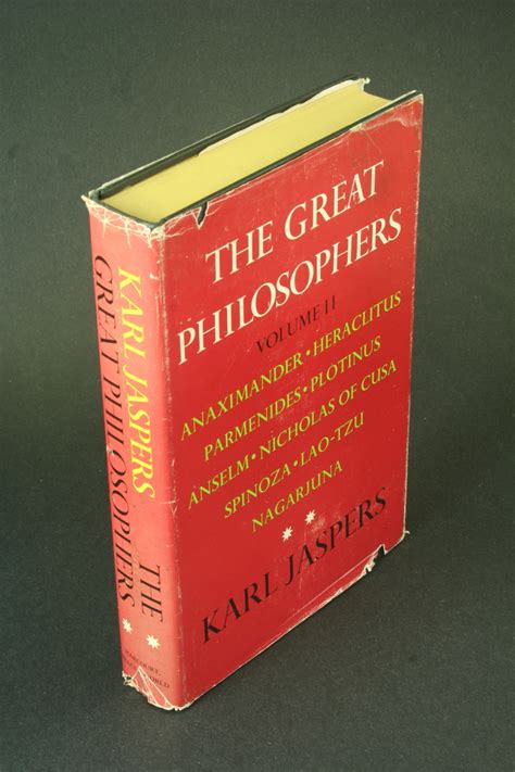 The great philosophers : Jaspers, Karl, 1883-1969