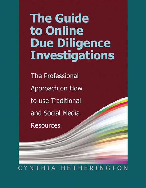 The guide to online due diligence investigations by cynthia hetherington. - Ite trip generation manual 8th edition 110.