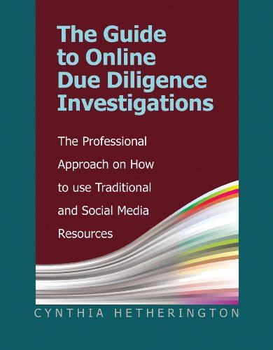 The guide to online due diligence investigations the professional approach on how to use traditional and social. - Cold formed steel design manual download.