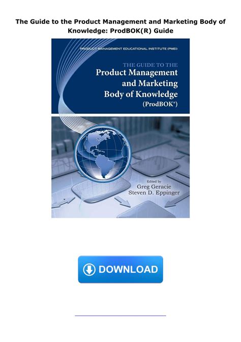 The guide to the product management and marketing body of knowledge prodbok r guide. - La biblia doolin para el tecnico reparador.