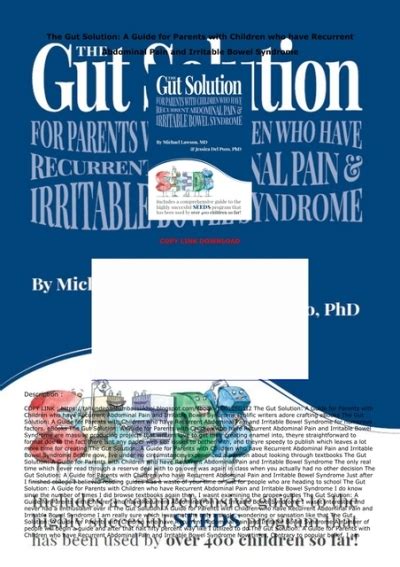 The gut solution a guide for parents with children who. - All night vigil 6 virgin mother choral sheet music.