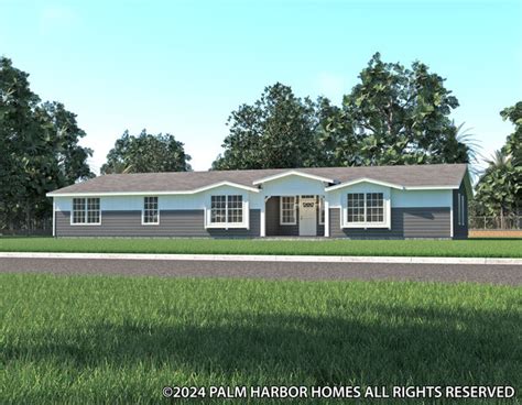 The Hacienda III 41764A manufactured home from Palm Harbor Homes features 4 bedrooms, 3.5 baths and 3012 square feet of living space. Learn more about this floor plan at cavcohomes.com.