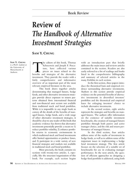 The handbook of alternative investment strategies 1st edition. - Montgomery engineering statistics 5e solutions manual.