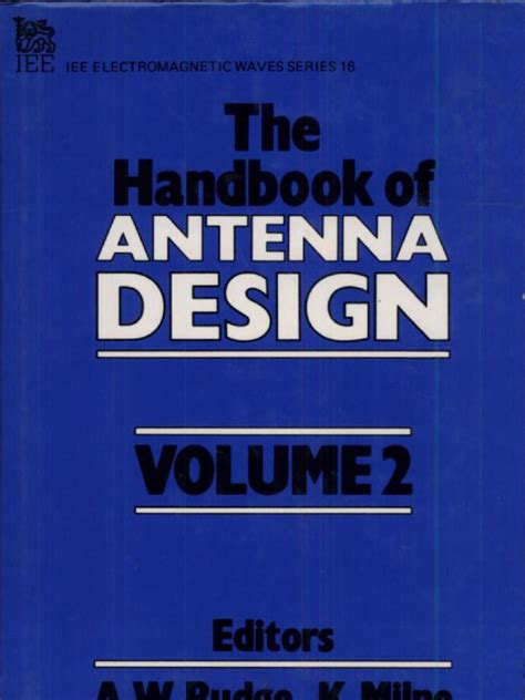 The handbook of antenna design volume 2 the handbook of antenna design volume 2. - Holt elements of literature online textbook.
