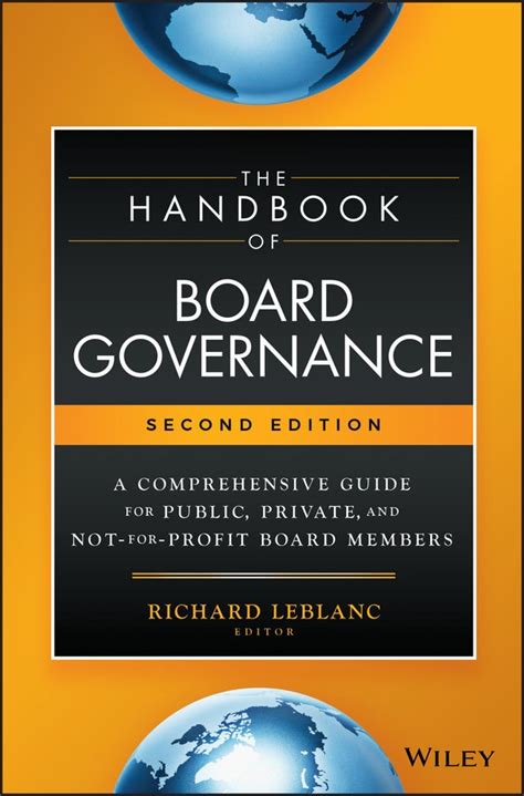 The handbook of board governance a comprehensive guide for public private and not for profit board members. - Gace study guide special education 087 088.