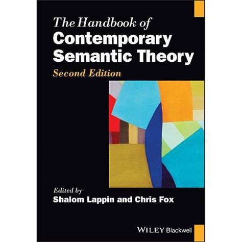 The handbook of contemporary semantic theory blackwell handbooks in linguistics. - Ricerca su una comunità del lazio protostorico.