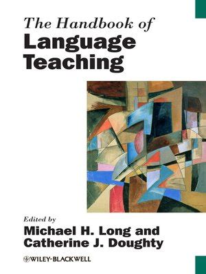 The handbook of language teaching by michael h long. - Installation manual for bruno stair lift.