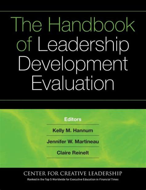 The handbook of leadership development evaluation by kelly hannum. - Vuelven los fantasmas/the ghosts are back.