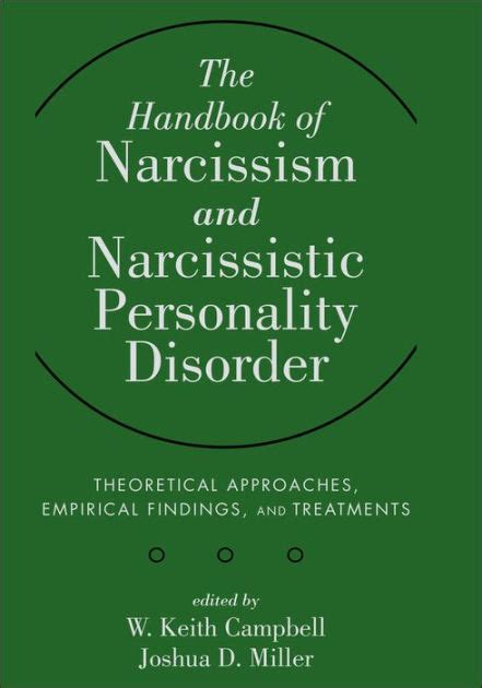 The handbook of narcissism and narcissistic personality disorder theoretical approaches empirical findings and treatments. - Forst- und jagdstatistik für österreich nach dem stande vom jahre 1935.