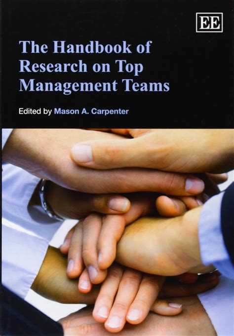 The handbook of research on top management teams by mason andrew carpenter. - Adobe photoshop user guide free download.