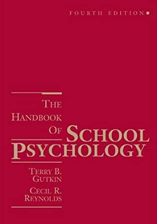 The handbook of school psychology 4th edition. - Onan performer 20 xsl teile handbuch.