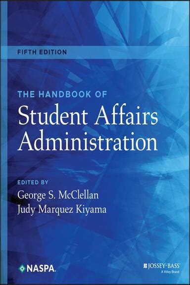 The handbook of student affairs administration by george s mcclellan. - Toros ante la iglesia y la moral..