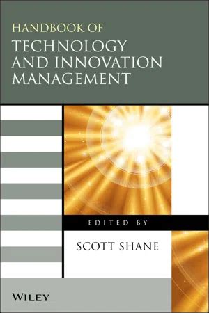 The handbook of technology and innovation management. - Ned bigby guida alla sopravvivenza della scuola.