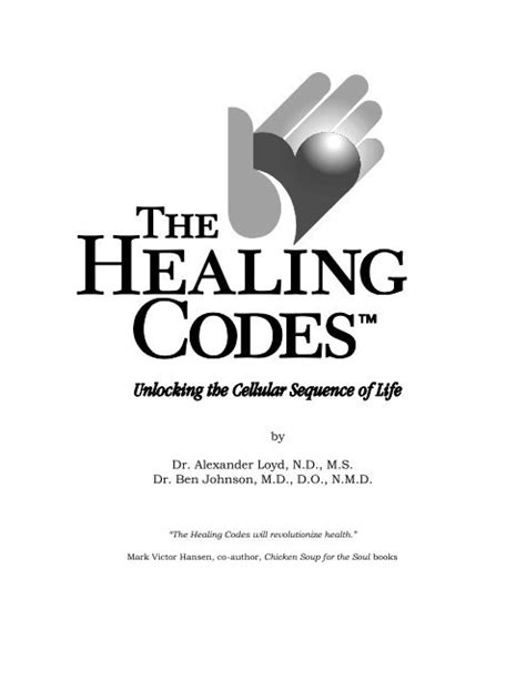 The healing codes manual dr alexander loyd. - Los evangelios completos robert j miller.