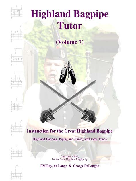 The highland bagpipe tutor book a step by step guide. - Owners manual for 92 sizuki rmx 250.