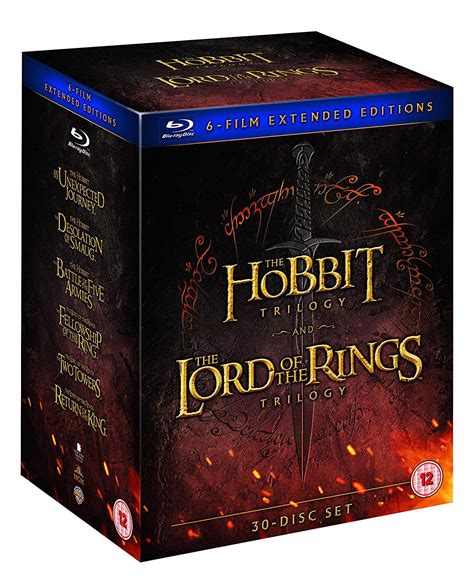 Fifteen-disc set includes: The Lord Of The Rings: The Fellowship Of The Ring (2001)In the first installment of director Peter Jackson's ambitious and successful film adaptation of J.R.R. Tolkien's fantasy trilogy, Elijah Wood stars as plucky hobbit Frodo Baggins, whose bequest of an arcane ring from his uncle Bilbo (Ian Holm) spurs a ….
