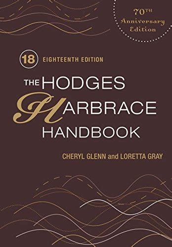 The hodges harbrace handbook 18th edition by glenn cheryl gray loretta cengage2012 hardcover 18th edition. - Accès à l'emploi des étudiants scientifiques à la sortie des universités.
