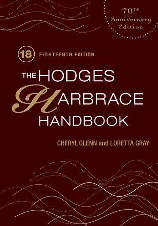The hodges harbrace handbook by cheryl glenn. - Buchreparatur und anleitung 2. überarbeitete ausgabe.