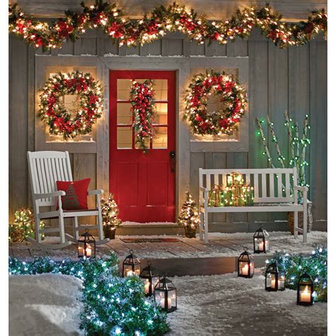 The holiday aisle. 26" Indoor/Outdoor Christmas Traditions Faux Wreath w/ 60 battery Powered LED Lights. by The Holiday Aisle®. $51.99 $99.95. ( 30) Fast Delivery. FREE Shipping. Get it by Fri. Oct 27. 