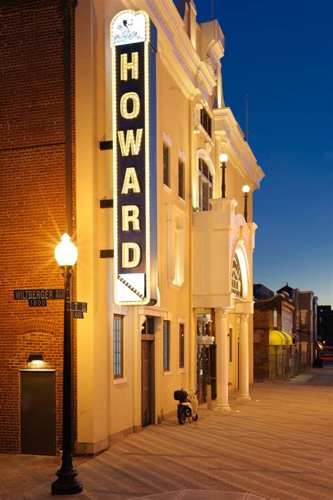 The howard theater. This show is at The Howard Theatre. 620 T Street, NW Washington, DC 20001. THE HOWARD 620 T Street NW Washington, DC 20001. UNION STAGE 740 Water Street SW 