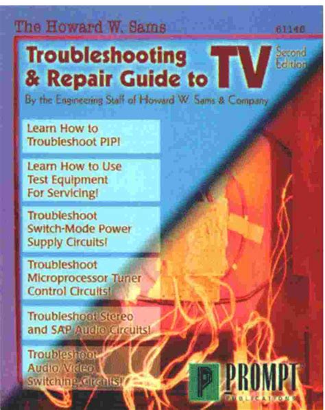 The howard w sams troubleshooting and repair guide to tv. - Student solutions manual for boundary value problems.