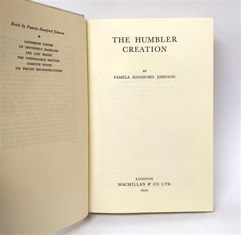 The humbler creation (Book, 1959) [WorldCat.org]