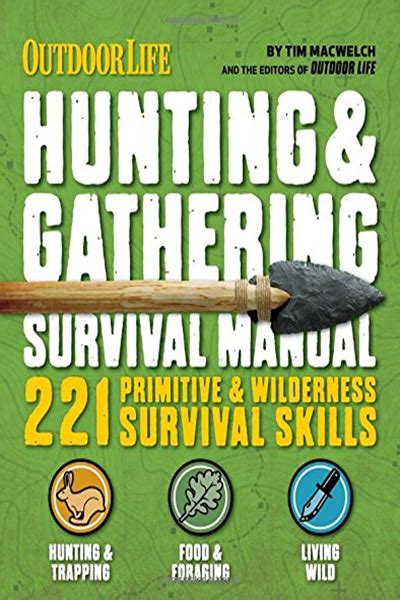The hunting and gathering survival manual 221 primitive and wilderness survival skills. - Cost accounting a managerial emphasis 13th edition instructors manual.