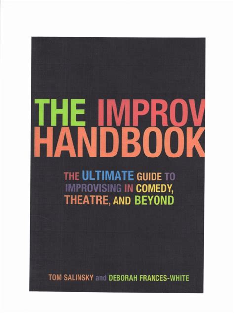 The improv handbook by tom salinsky. - Manual de usuario de intel 4004.