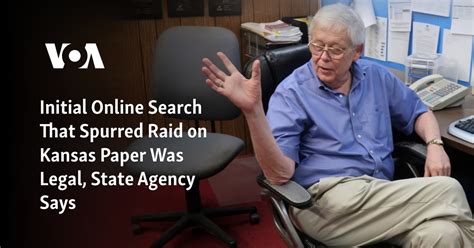 The initial online search that spurred a raid on a Kansas paper was legal, a state agency says