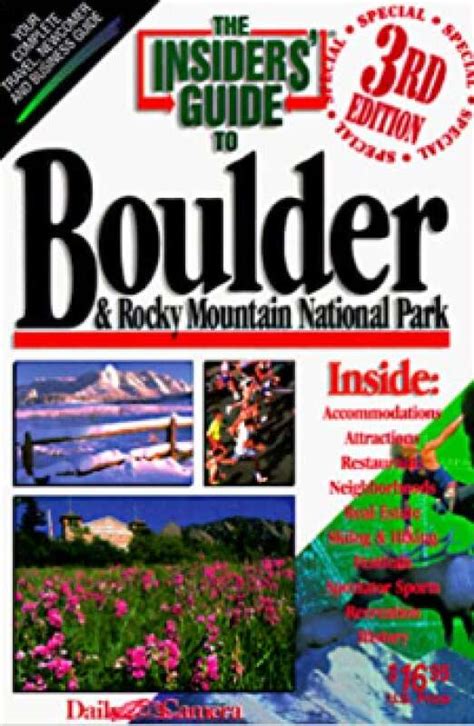 The insiders guide to boulder and rocky mountan national park. - Persian travel guides zanjan ardabil and gilan.