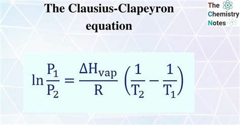 The integrated Clausius-Clapeyron equation - YouTube