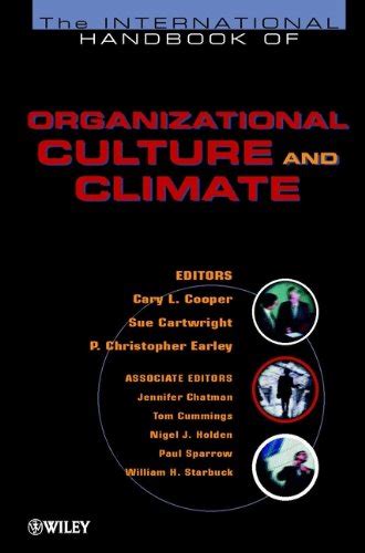 The international handbook of organizational culture and climate. - Fatigue testing and analysis of results by w weibull.