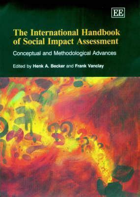 The international handbook of social impact assessment conceptual and methodological. - California paralegal manual civil procedure white.