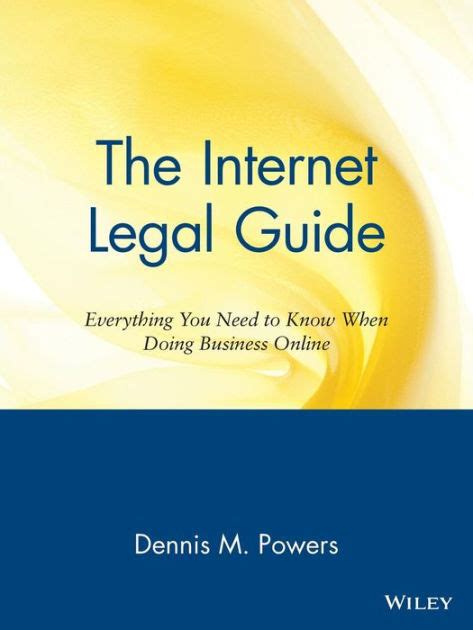 The internet legal guide by dennis m powers. - Download manuale di soluzioni di contabilità avanzata 9a edizione.